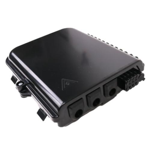 LINKEDPRO BY EPCOM Cierre de Empalme para 24 fusiones de fibra óptica, Interior/Exterior, con 8 acopladores SC/APC y splitter 1x8 SC/APC Incluido, IP65