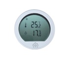SMARTHOME BY EPCOM (ZigBee) Sensor de temperatura y humedad con pantalla de consulta, inalambrico ZigBee