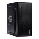 GABINETE EVOTEC (EV-1023) MINI ATX, FUENTE 500W, 3 VENTILADORES, 2*USB 3.0,NEGRO