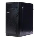 GABINETE EVOTEC (EV-1024) MINI ATX, FUENTE 500W, 3 VENTILADORES, 2*USB 3.0,NEGRO