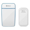 Steren Timbre Steren Digital Inalámbrico de 36 Tonos Hasta 50m de Alcance Color Blanco