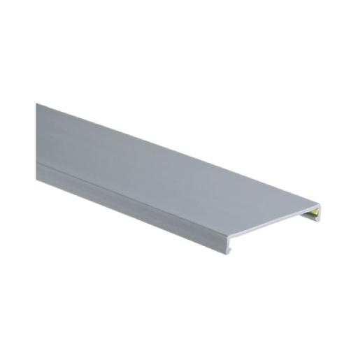 Panduit Tapa para Canaleta Ranurada, de 3.25 in de Ancho,  1.38 m de Largo, Color Gris