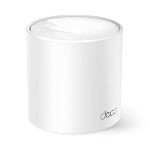 TPLINK Routers Inalámbrico MESH Interior para Hogar / Doble Banda Wi-Fi 6 AX1500 Mbps / 2 Puerto Gigabit WAN/LAN / 2 Antenas Internas / Administración Mediante la App Deco (iOS, Android) / Protección HomeShield