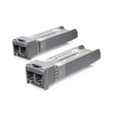 UBIQUITI INC. UFiber Módulo SFP+ 10G, transceptor MiniGibic MultiModo 10 Gbps, distancia 300m, conectores LC, paquete de 2 piezas