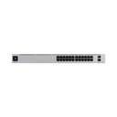 UBIQUITI INC. UniFi Switch USW-Pro-24-POE Gen2, con funciones capa 3, de 24 puertos PoE 802.3at/bt + 2 puertos 1/10G SFP+, 400W, pantalla informativa