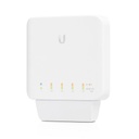 UBIQUITI INC. Switch UniFi FLEX de 5 puertos para semi-exterior IP55 (1 x PoE de entrada 802.3af/at/bt y 4 puertos PoE de salida 802.3af)