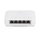 UBIQUITI INC. Switch UniFi FLEX de 5 puertos para semi-exterior IP55 (1 x PoE de entrada 802.3af/at/bt y 4 puertos PoE de salida 802.3af)