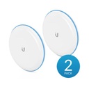 UBIQUITI INC. Kit UniFi Building Bridge de 1+ Gbps en 60 GHz con radio redundante en 5 GHz, alcance de hasta 500 m