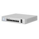UBIQUITI INC. Switch UniFi Administrable de 8 Puertos Gigabit PoE+ 802.3at/af y PoE Pasivo 24V.