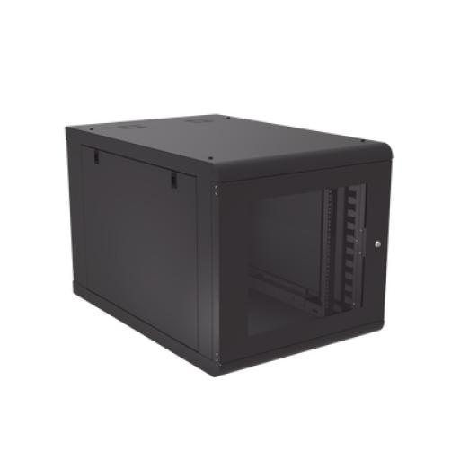 Linkedpro Gabinete de Pared 12U de 1027 mm de Profundidad: Máxima Profundidad y Protección en Acero Reforzado, Ideal para UPS y Servidores de 19"