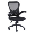 Nextep Silla ejecutiva Nextep de altura y Descansabrazos Ajustable Reclinable Tela/Malla Negro y Base Giratoria