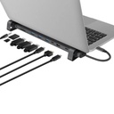 ESTACION DE CONEXION STEREN USB C 10 EN 1