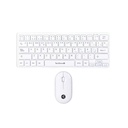 Kits para Teclado Y Mouse TECHZONE Young Pop White