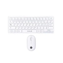 Kits para Teclado Y Mouse TECHZONE Young Pop White