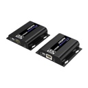 Epcom Kit extensor para distancias de 120 metros | Resolución 4K @60Hz | Cat 6 | Conexión uno a uno y uno a muchos | Compatible con Switch gigabit | Control IR 