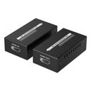 Epcom  Kit extensor HDMI de tamaño mini | 4K60Hz a  60 metros con PoC |  sobre Cat6
