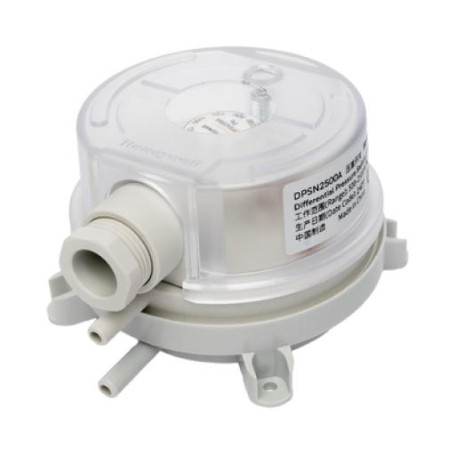 HONEYWELL BMS Interruptor de presión de aire: 500 a 2500 Pa Rango de presión diferencial: 150 Pa Valor promedio