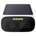 Steren Cámara Steren Fija con Panel Solar 4MP/VGA 1440p 20FPS 100° IP66 para Exterior