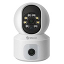 Steren Cámara de Seguridad Doble Lente 2MP/VGA 92° WiFi con Detección de Movimiento