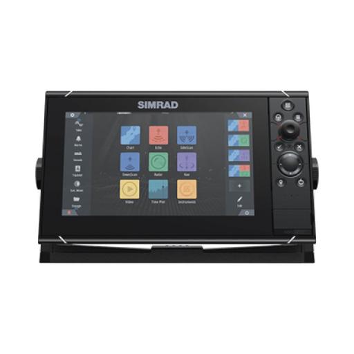 Simrad Pantalla de navegación NSS9 Evo3S, integra una ecosonda de 1 kW de potencia, receptor GPS de máxima sensibilidad, y conectividad inalámbrica.   