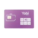 YOBI SIM Yobi para dispositivos móviles 3G/4G, 1GB Mensual por 1 año de servicio (solo datos)