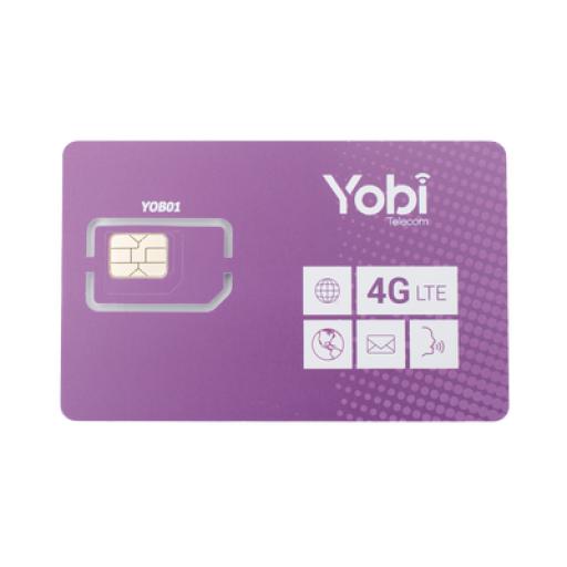 [YOBI_SIM10GBYOBI] YOBI SIM SYSCOM 10GB mensual para dispositivos móviles 3G/4G (YOBI) 1 año de servicio (solo datos)
