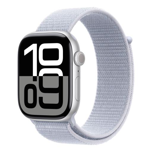 [APPLE_MWWN3AM/A] Apple APPLE WATCH SERIES 10 GPS 46MM SILVER ALUMINIUM CASE WITH BLUE CLO