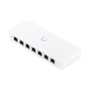 UBIQUITI INC. UniFi Switch Ultra 60W Administrable / 8 puertos GbE / (1) puerto POE++ IN opcional y (7) puertos POE+/ Wattaje depende de fuente o POE IN / Incluye fuente AC hasta 62W para POE