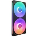 VENTILADOR P/GABINETE NZXT (RF-U28HF-B1) U280, 280MM HUB-MOUNTED RGB UNI-BODY FAN, NEGRO