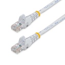 StarTech.com CABLE 1M BLANCO RED 100MBPS CAT5E ETHERNET RJ45 SNAGLESS