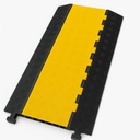 AccessPRO Protecctor P / Cables USO RUDO / 3 Canales / Hule Reciclado / Tapa amarilla.