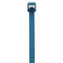 Panduit Cincho Pan-Ty™ 203mm Largo x 3.4mm ancho,  Intermedio de Nylon 6.6 y Metal Detectable, Color Azul. 100 Piezas.