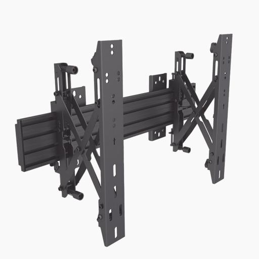 Epcom Montaje de Pared Push in - Pop out para Videowall| VESA 400| Para Pantallas de 37" a 75" | Capacidad Maxima de Carga 30 Kg