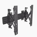 Epcom Montaje de Pared Push in - Pop out para Videowall| VESA 400| Para Pantallas de 37" a 75" | Capacidad Maxima de Carga 30 Kg