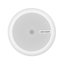 Hikvision Digital Technology Micrófono Omnidireccional (360°) / Uso en Interior / Preamplificado para CCTV / Cancelación de Ruido Ambiental / Uso en Techo - Pared - Escritorio / Alcance de 5 Metros