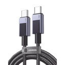 Ugreen Cable USB-C USB-C | 1m | PD3.1 | 240W | Carga Rápida | 480 Mbps | Chip E-Maker | Caja de Aluminio | Nylon Trenzado | Compatible con Macbook Pro Air, iPhone 16/15 Plus Pro Max, Galaxy S24 Ultra, Pixel 9/8 Pro, etc. 