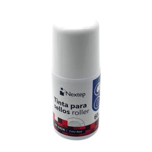 [NEXTEP_NE-642A] Nextep Tinta para Sellos Nextep Roller Azul 60 ml