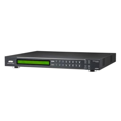 [ATEN_VM5808HA] ATEN Switch De Matriz Hdmi | 8x8 | Con Escalador | Compatible Con Videowall | Seamless Switch™ | IR | RS-232 | Ethernet | Salida de Audio