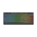 TECLADO ALAMBRICO ACTECK (AC-936743) AUREAN PRO TA477G, MEMBRANA, 105 TECLAS, NEGRO