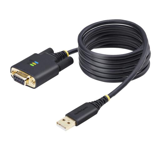 StarTech.com 2M USB TO SERIAL NULL MODEM ADAPTER CABLE FTDI RS232
