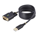 StarTech.com CABLE ADAPTADOR USB A SERIAL RS232 FTDI DE 2M RETENCION COM