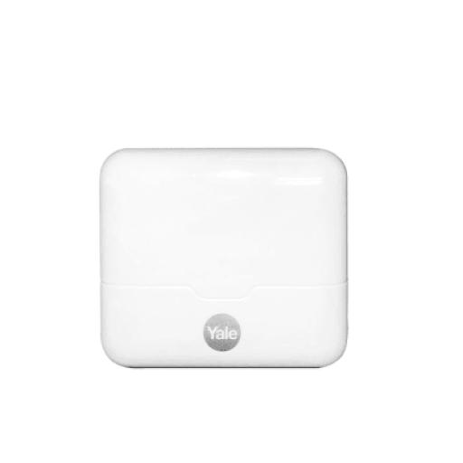 Assa Abloy HUB de Comunicación Zigbee RF Wi-Fi / Abre o Cierra a Distancia / Controla 16 Cerraduras / Compatible Con Alexa / Incluye Cable USB y Plug / Para Cerraduras Yale Phillips Tesa