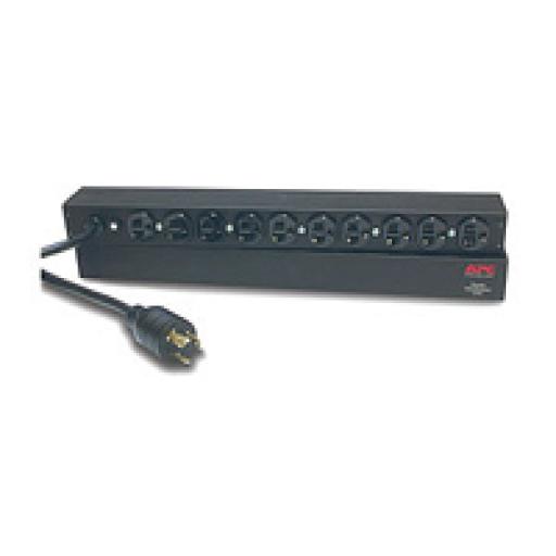 APC Rack PDU, Basic, 1U, 20A, 120V, (10)5-20; L5-20P