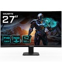 ADATA MONITOR GIGABYTE 27IN CURVO VA GAMING FHD/1500R/1MS/180 HZ/HDMI/DP