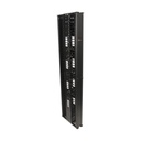 Siemon Organizador RouteIT Vertical Doble de 45UR, Fabricado en Acero Laminado en Frío 16AWG, 10in (254 mm) de Ancho 