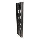 Siemon Organizador RouteIT Vertical Doble de 45UR, Fabricado en Acero Laminado en Frío 16AWG, 10in (254 mm) de Ancho 