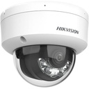 Hikvision Digital Technology [Dual Light] Domo IP 4 Megapixel / Lente 2.8 mm / 30 mts IR + 30 mts Luz Blanca / Micrófono Integrado / Antivandálico IK08 / ACUSENSE Lite / Exterior IP67 / H.265 / PoE / ONVIF / Micro SD
