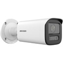 Hikvision Digital Technology Bala IP 4 Megapíxel / Lente Motorizado 2.7 a 13.5 mm / Dual Light (50 mts IR + 50 mts Luz Blanca) / ACUSENSE Lite / Microfono Integrado / Exterior IP67 / WDR 120 dB / PoE / ONVIF / Micro SD