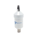 TXPROMARINE Antena marina VHF en látigo de acero inoxidable en rango de 156 a 163 MHz. Incluye cable de 4.5 m con conectores PL-259 instalados y montaje en L 