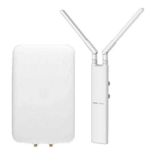 RUIJIE Punto de Acceso Mesh Wi-Fi 5 802.11ac Sectorial 90° IP65, Compacto con Antena Externa